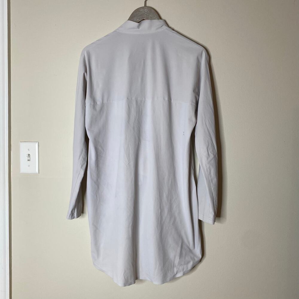 Aday Something Borrowed Oyster Light Gray Shirt S… - image 8